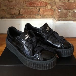 PUMA by Rihanna x Fenty Creepers cracked leather